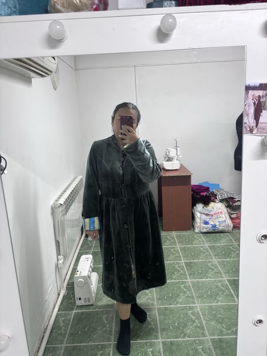 Теплый чапан новый