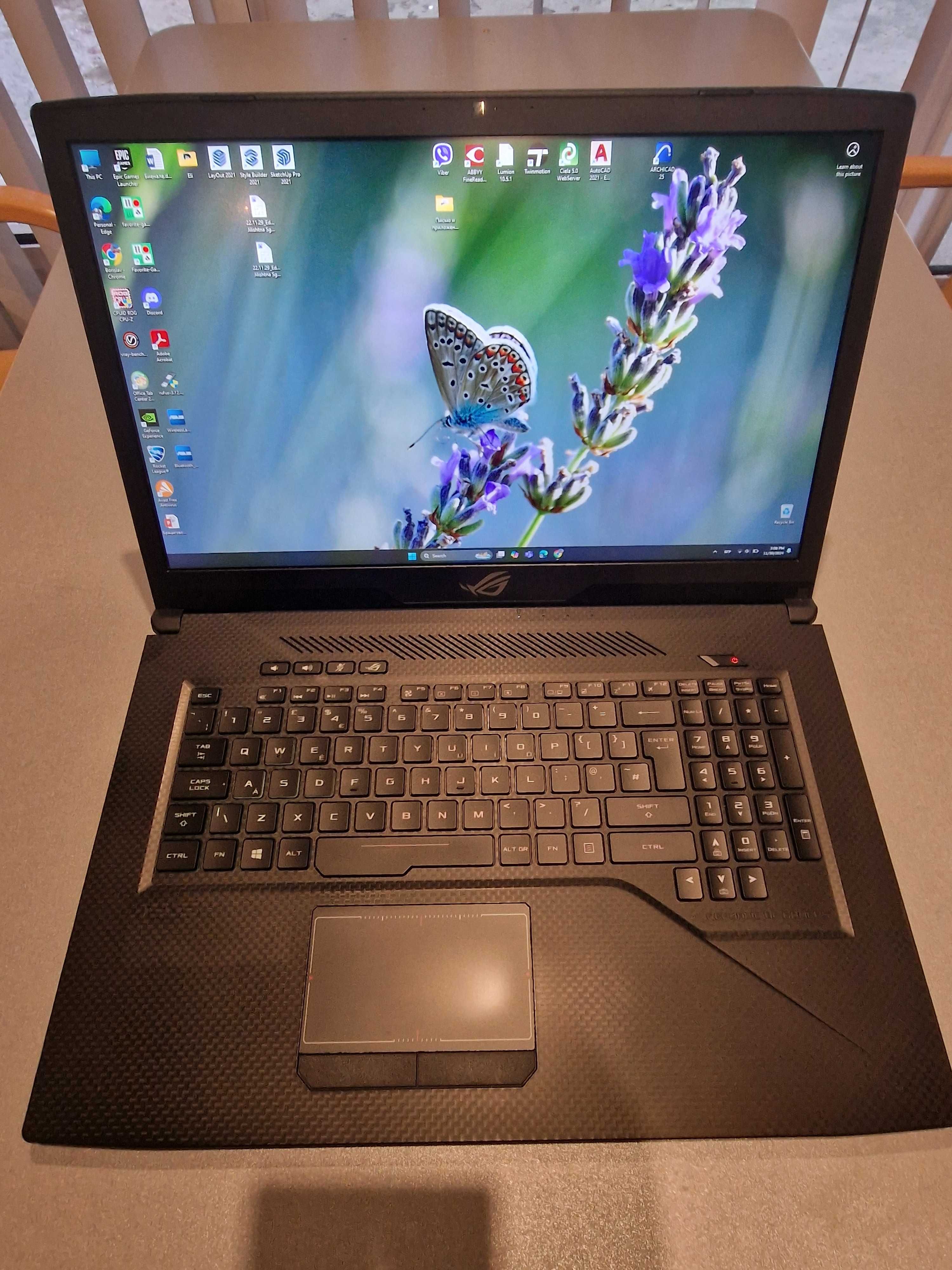 ASUS ROG Strix Scar - GL703GM, 17,3” 120Hz, i7-8750H, GTX 1060 6GB