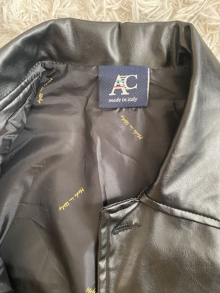 Кожено яке AC Made in Italy