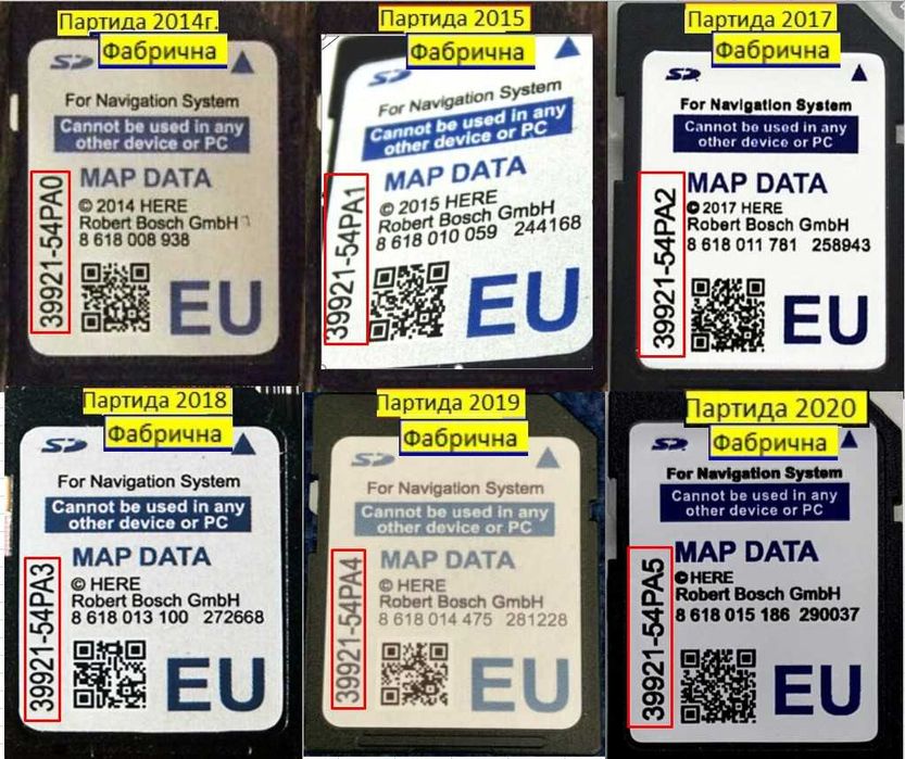 Сузуки СД карта за навигация ъпдейт SDCard Suzuki Vitara Baleno SCross