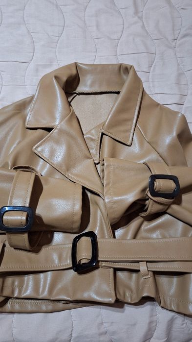 Късо яке от еко кожа