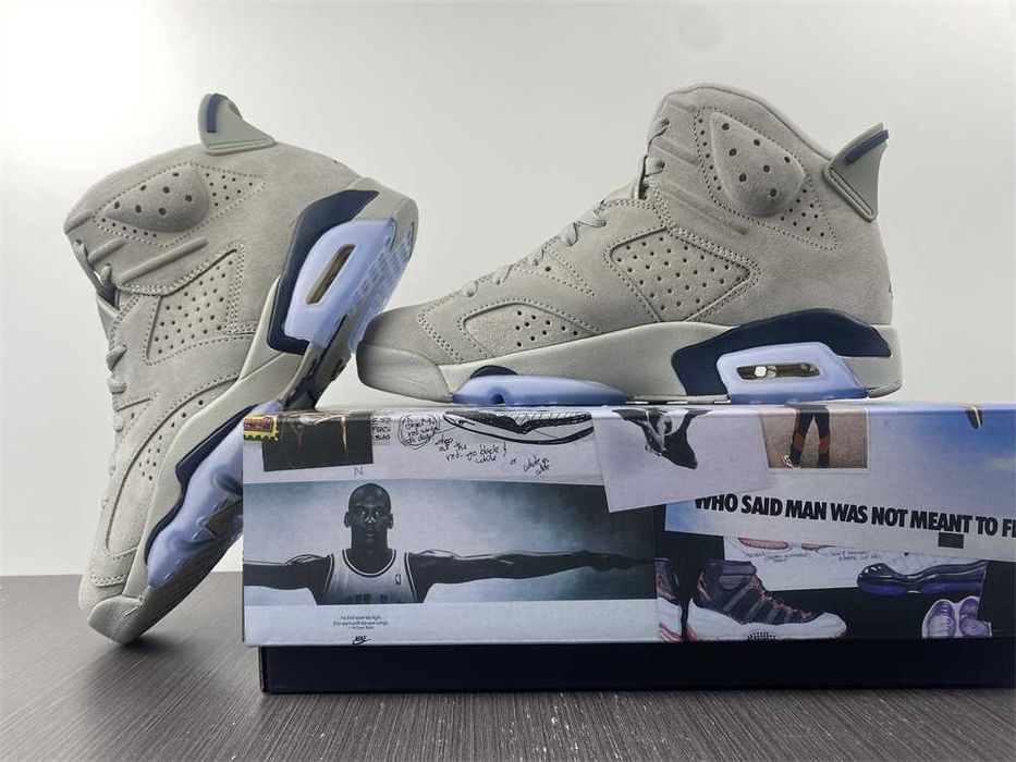 Нови мъжки маратонки Nike Air Jordan 6 Retro ‘Georgetown’ grey