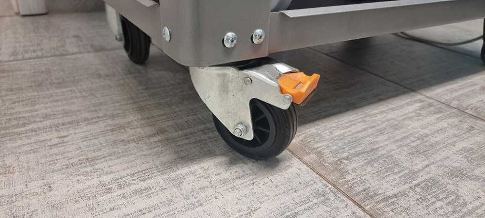 Carucior scule, echipat cu 3 polite utile 4 roti, sarcina 200 kg