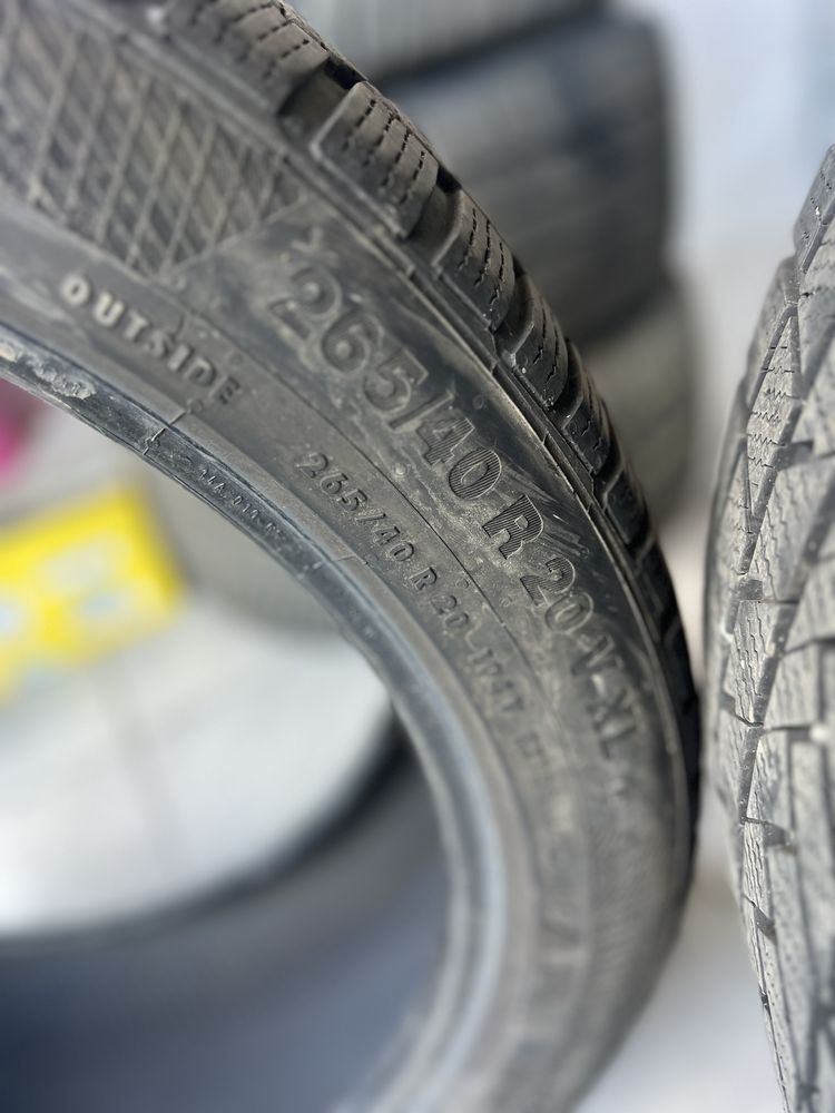 2 x Continental 265/40 R20 TS850P WinterContact