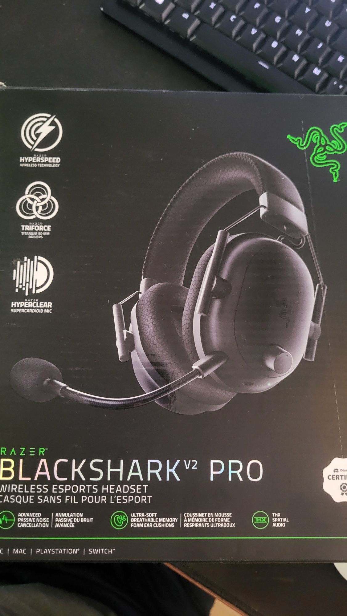 Беспроводные игровые Наушники Razer Blackshark v2 pro