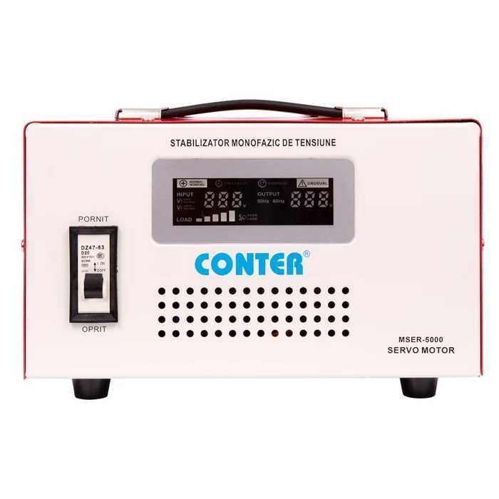 Stabilizator de tensiune monofazat cu servomotor MSER 5000VA / 3750W