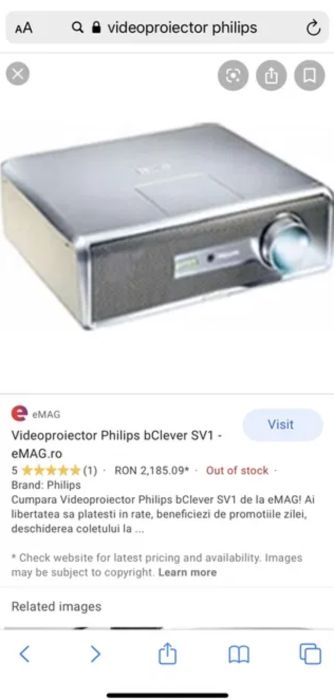 Videoproiector Philips