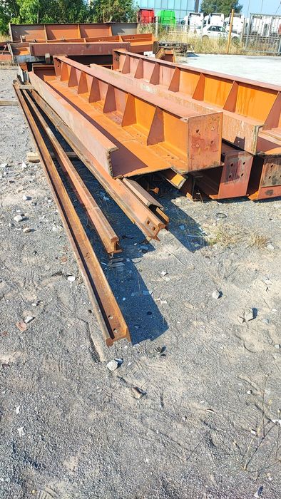 Кран мостови с телфер 5т + подкранов път с колони и релса