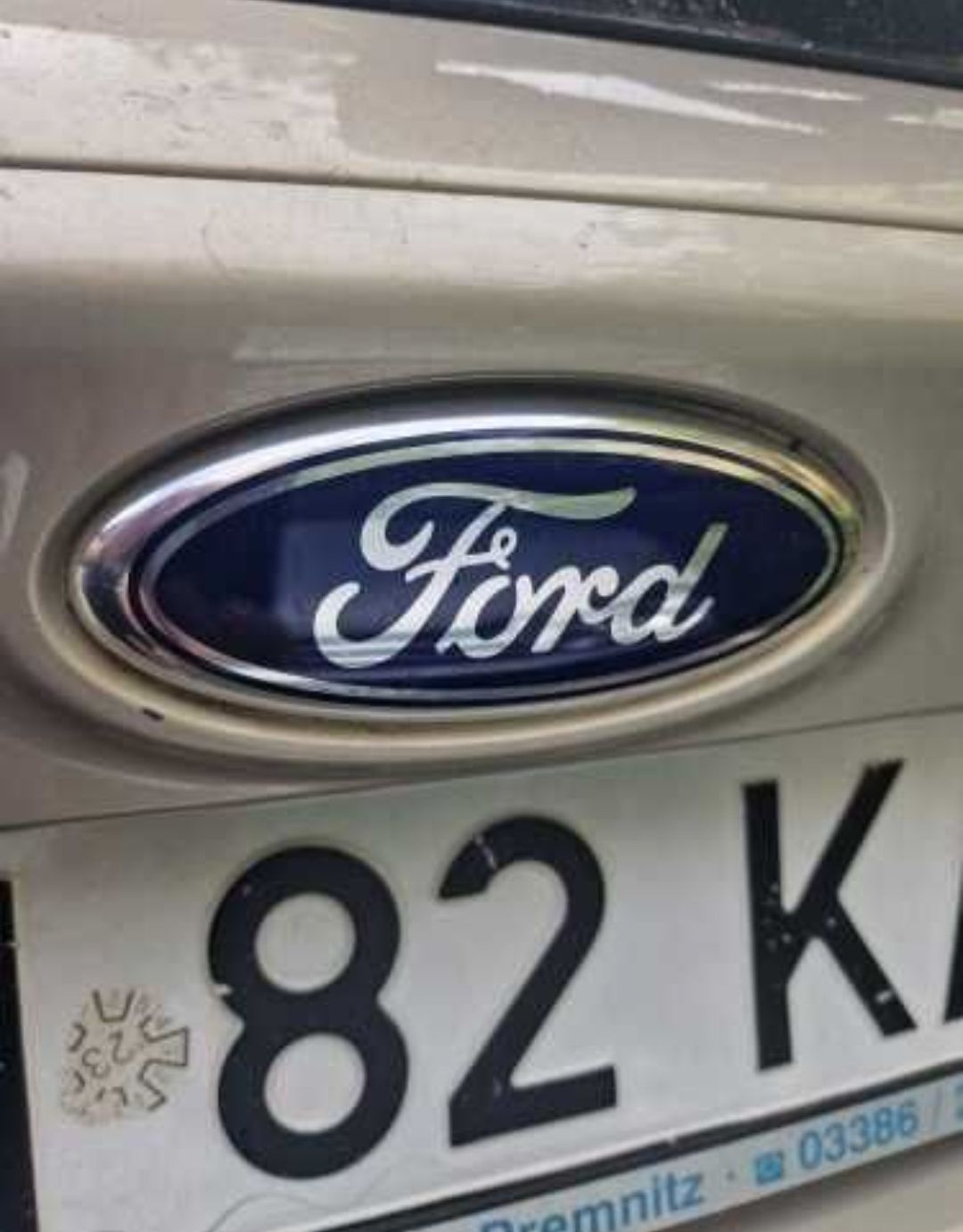 Sigla / Emblema metalica Ford 14,5 x 5,8 cm (focus, mondeo etc)