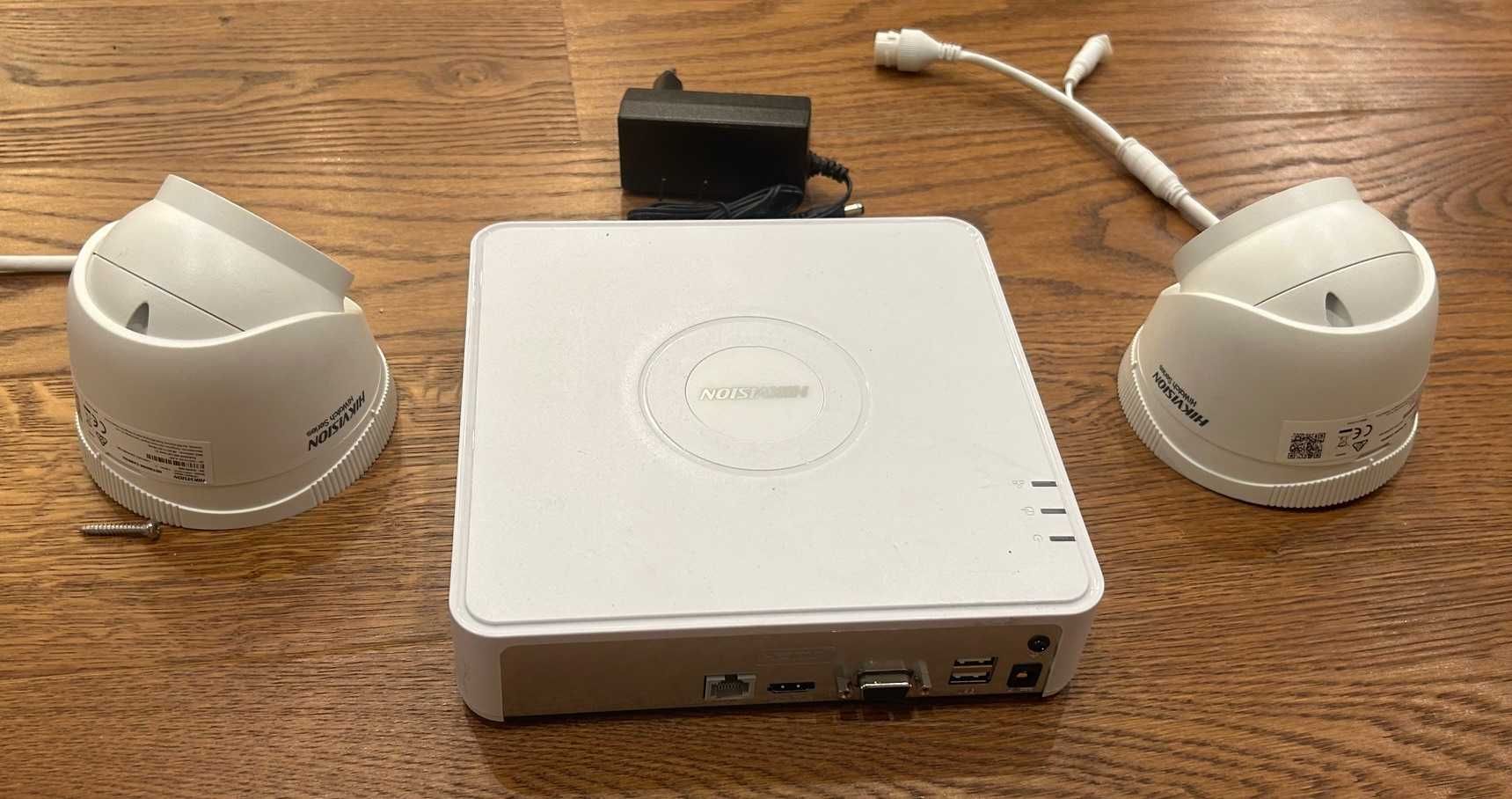 HIKVISION - NVR + 2x Cameras + подарък