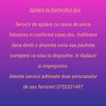 Servicii de epilare in confortul casei tale