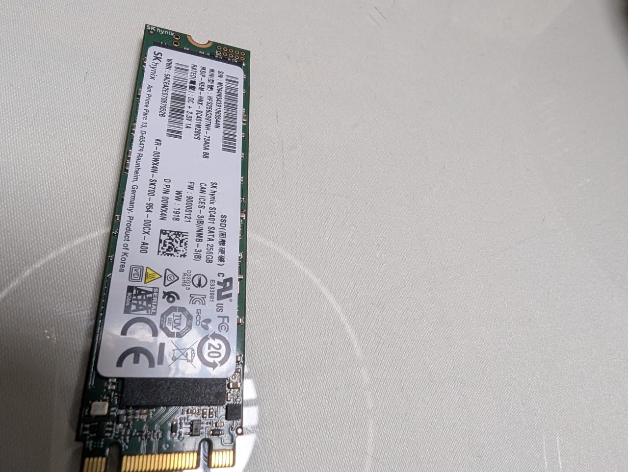 Продается ssd m2 на 256гб