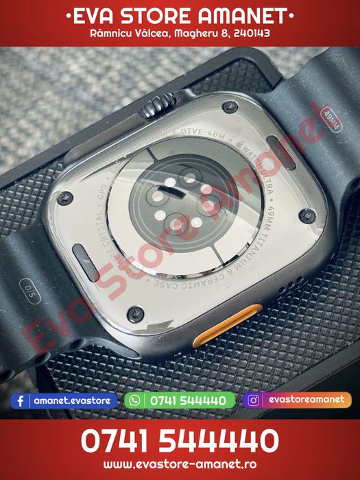 Apple Watch Ultra 2 Black Titanium 49mm A2986 Black Ocean Band