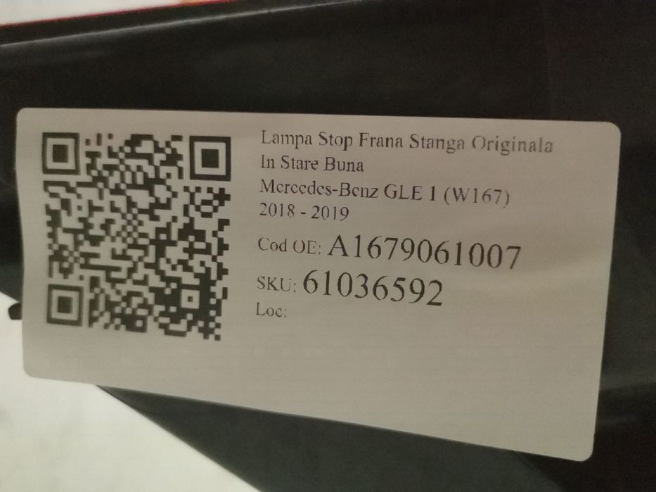 Lampa Stop Frana Stanga Originala In Stare Buna Mercedes-Benz  GLE  1