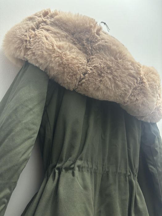 Дамска парка с пух