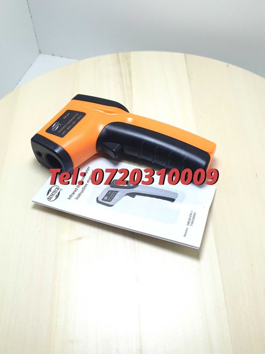 Termometru Industrial Profesional 50 380c Uni Galbennegru