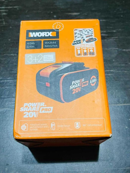 Baterie originală WORX WA3644 PowerShare Pro 20 V - 4,0 Ah
