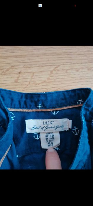 Cămașă mânecă lunga H&M LOGG 18-24 luni