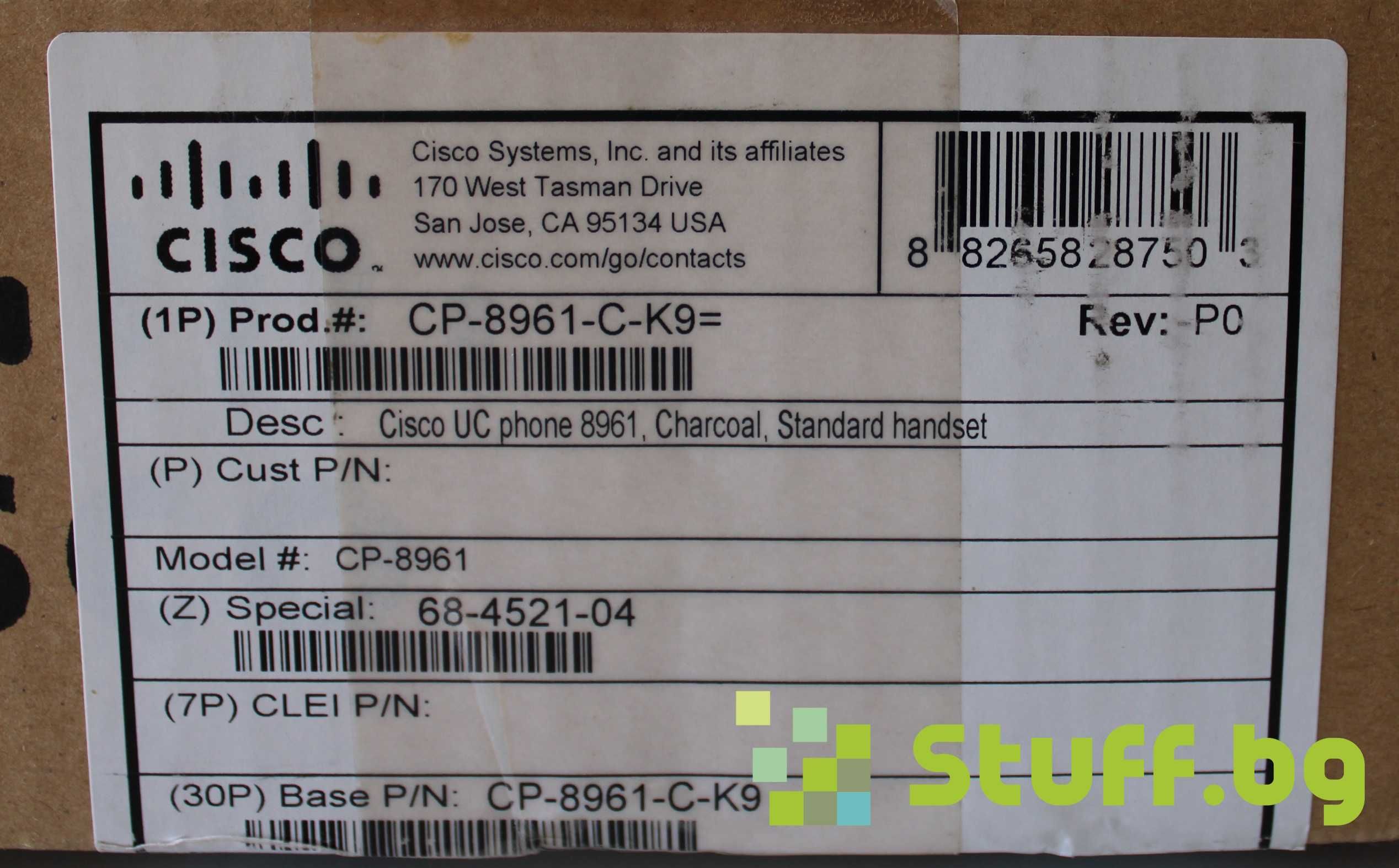 IP телефон Cisco CP-8961
