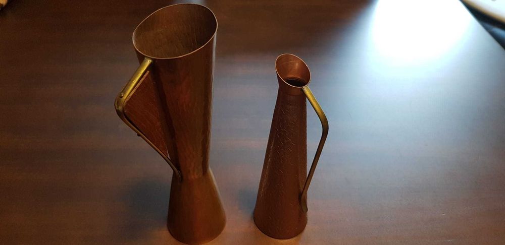 Obiecte de decor din alama combinatie de roz si galben