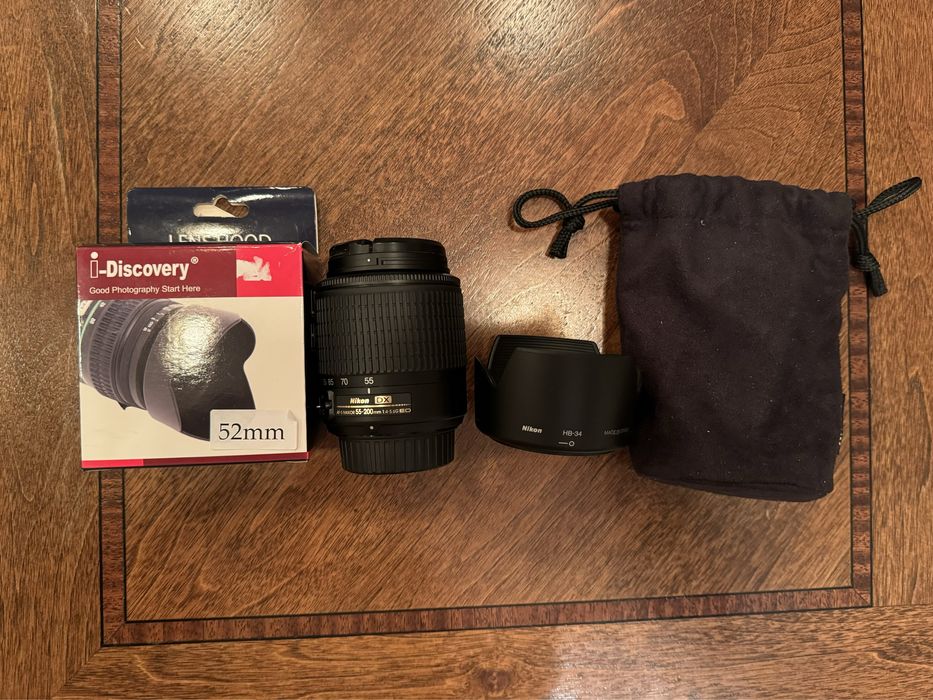 Объектив Nikon DX AF-S nikkor 55-200 mm