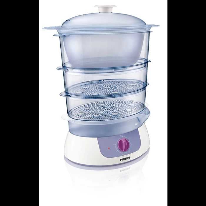 Aparat de gatit cu abur Philips HD9120 aparat de gatit pe 3 nivele NOU