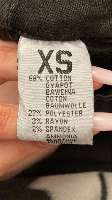 LBD Little Black Dress   Черни дънки с графити