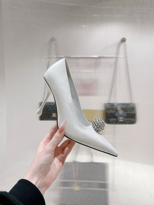 Pantofi Jimmy Choo albi marimi 35-40, tip Premium