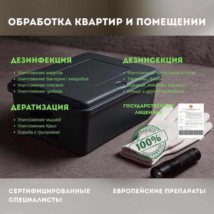 Профессиональная Дератизация | Уничтожение мышей / крыс / грызунов