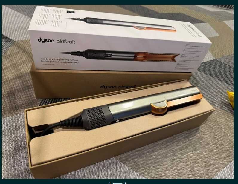 Aparat de indreptat parul Dyson HT01 Airstrait™ (Nichel/Cupru)