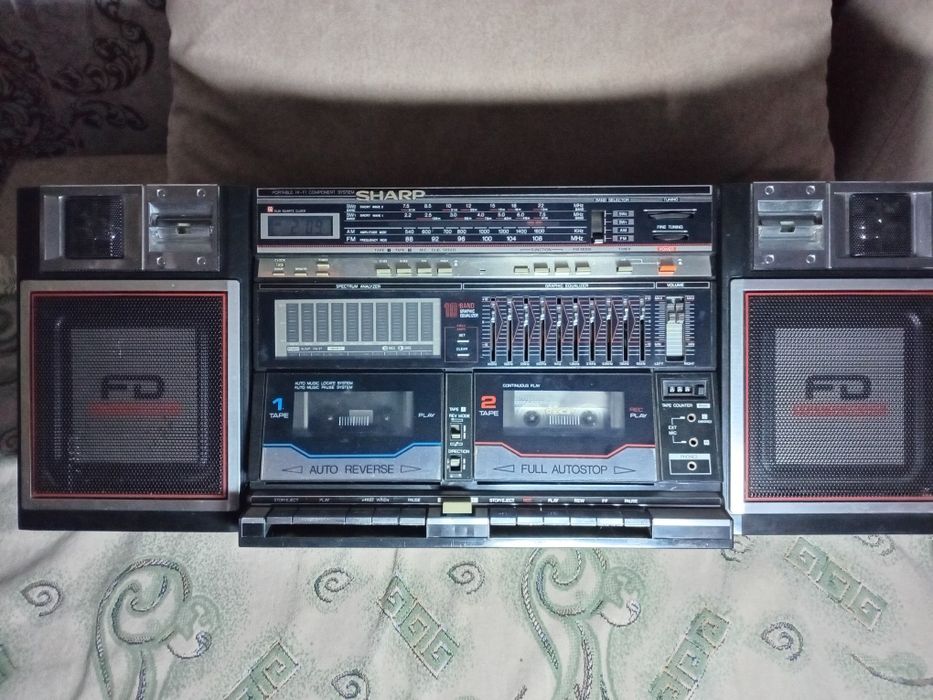 Магнитолла 2х кассетная