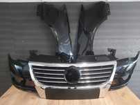 Bara + Aripa Fata Dreapta-Stanga + Grila VW Passat B6 05-11 LC9X Negru