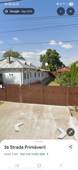 Casă de vânzare cu teren intravilan