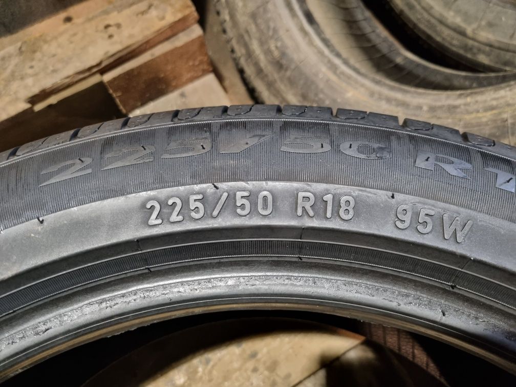 ‼️Lichidare‼️Anvelope Pirelli 225/50 R18 RFT 6,6 mm profil 2 buc vară