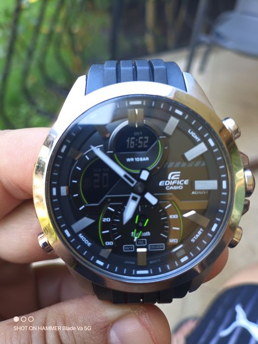 Силиконова каишка за часовник CASIO Edifice