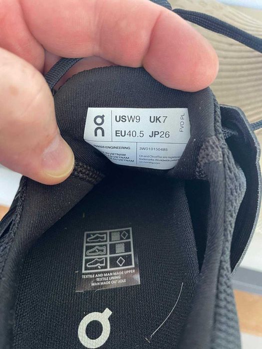 On - Cloudswift 3 AD W - All Black