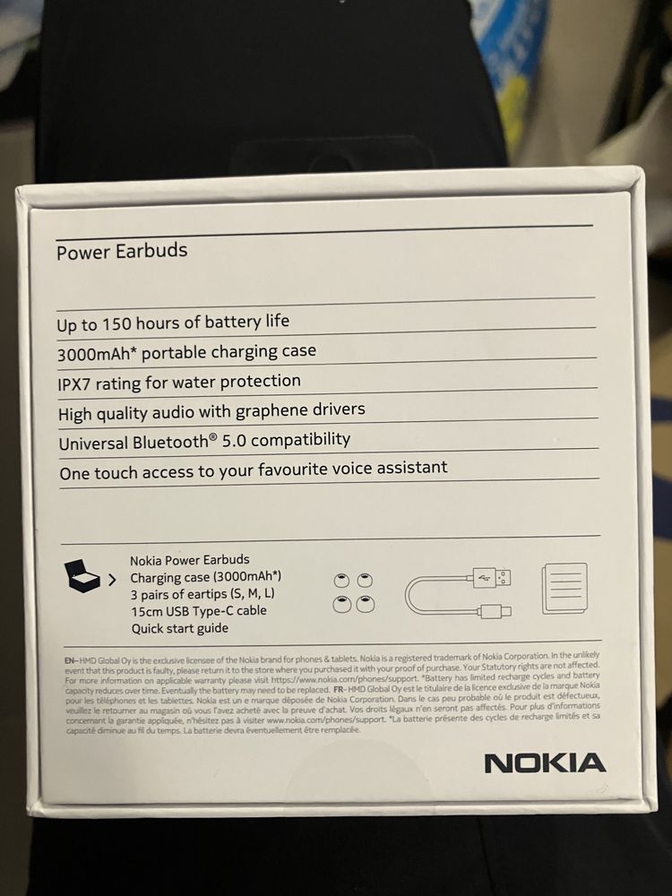 Nokia Power Earbuds Чисто нови/Неотваряни/Запечатани