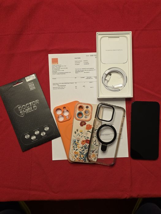 iPhone 15 Pro Max 256 Black Titanium impecabil,  ca nou, garanție