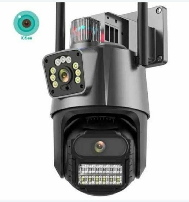 WiFi двойна безжична IP камера 12MP+12MP нощно виждане