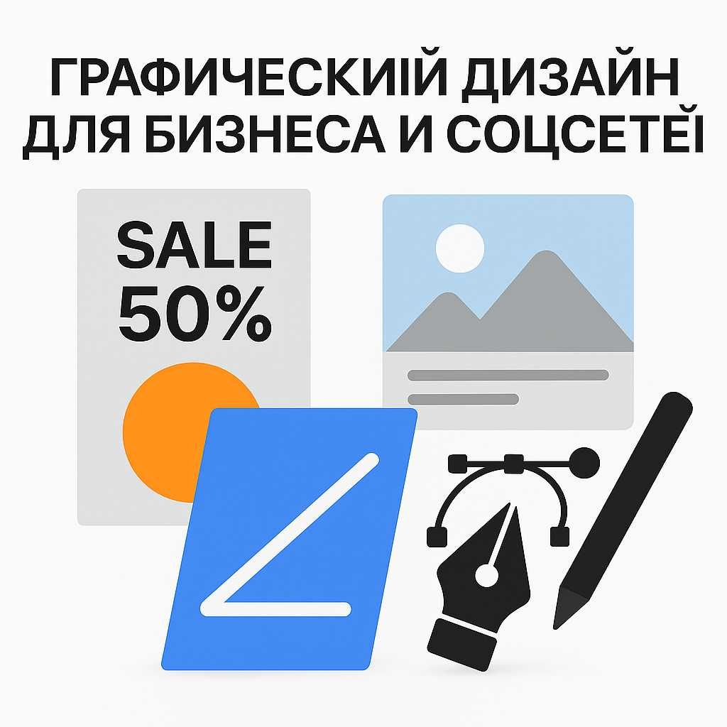 Графический дизайн для бизнеса и соцсетей