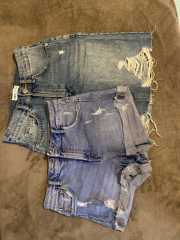 Zara Fusta xs si pantaloni scurti S