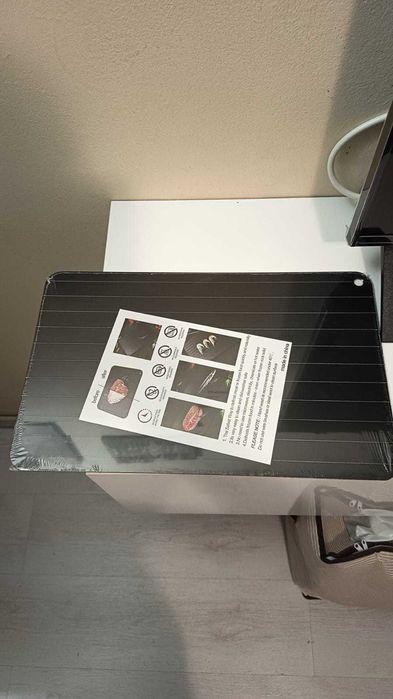 Tava dezghetare rapida carne, peste si legume din aluminiu