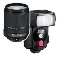 Продавам обектив Nikon AF-S DX NIKKOR 18-140mm и нова Nikon SB - 80 DX