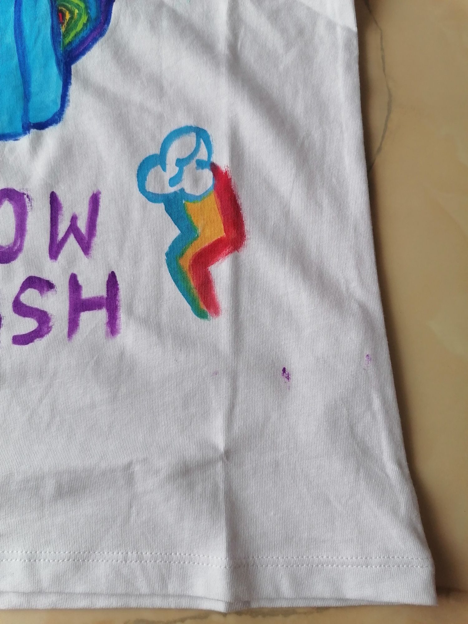 Tricouri pictate copii Wednesday /Stumble Guys /Rainbow Dash 8-10 ani