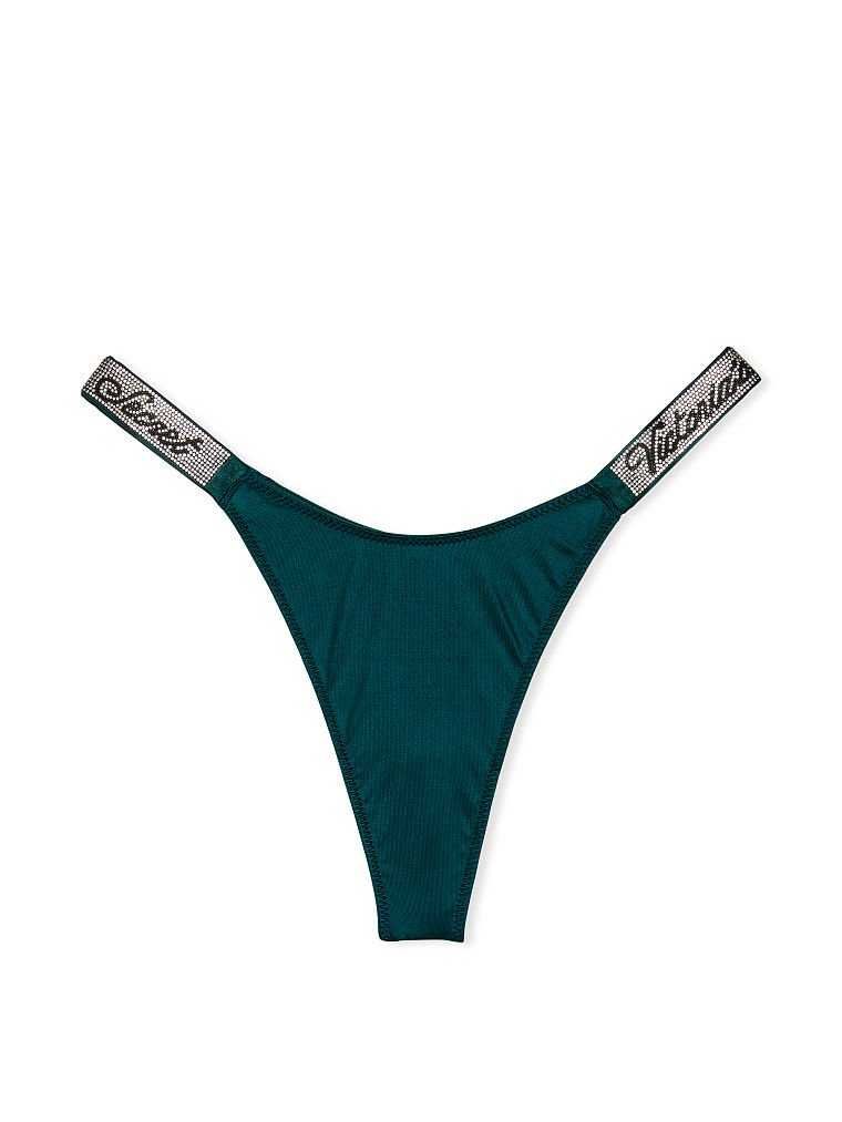 Bikini tanga cu strasuri Victoria's Secret originali