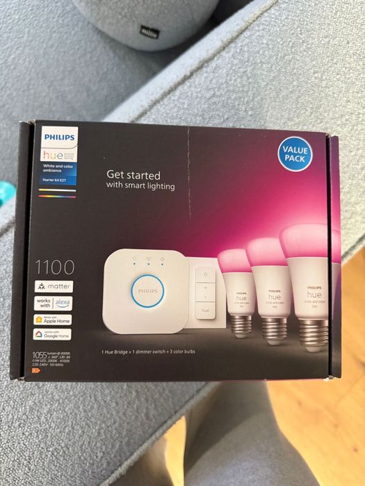 Philips hue E27 white and color