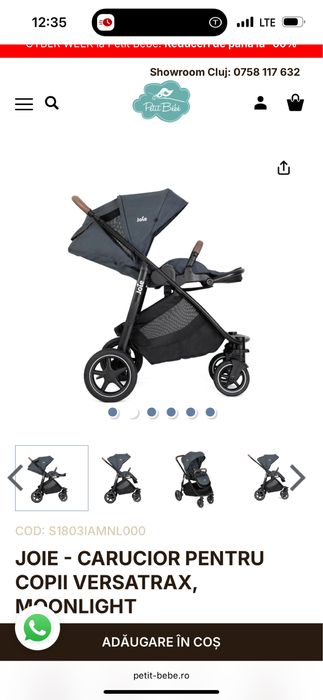 Carucior Joie Versatrax