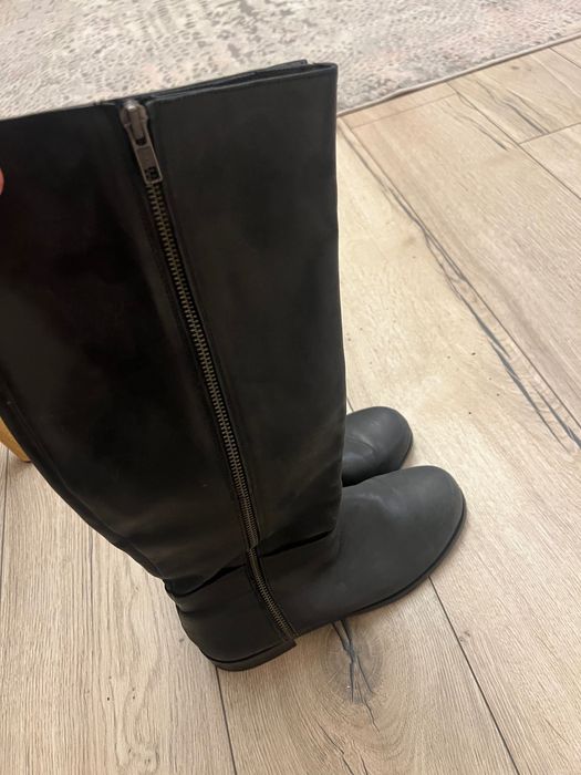 Ботуши Ganni естествена кожа