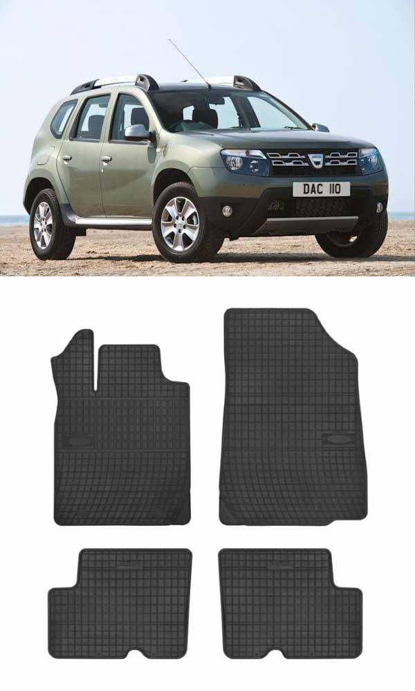 Гумени стелки Frogum за Dacia Duster 10-17 Logan 04-12 Sandero 08-12