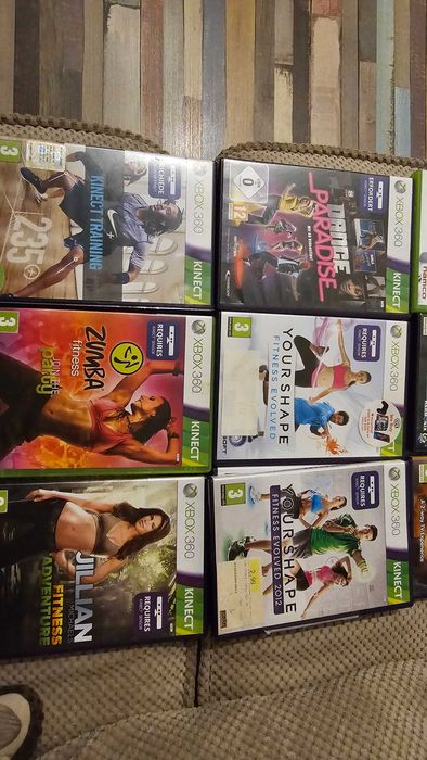 XBOX360 XBOX 360 HDMI slim + KINECT senzor + 2 jocuri KINECT CADOU